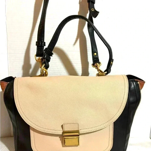 Badgley Mischka multicolors leather satchel handbag - Picture 12 of 12